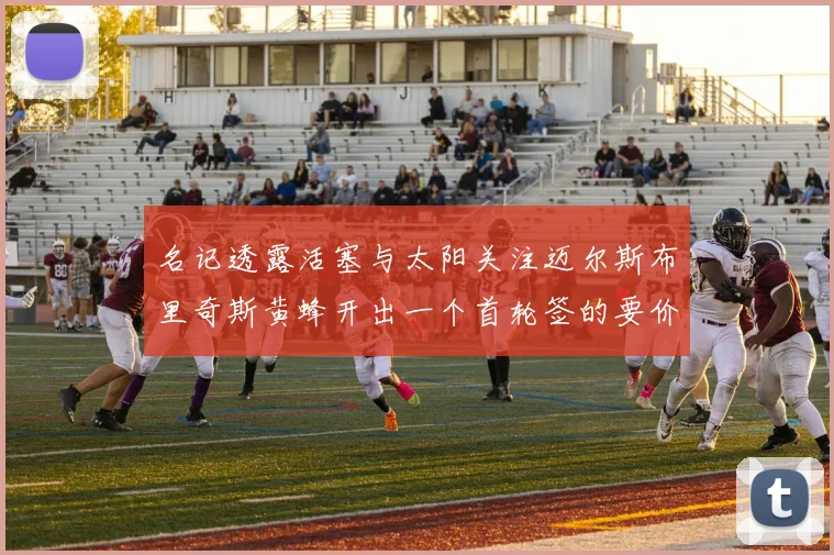 名记透露活塞与太阳关注迈尔斯布里奇斯黄蜂开出一个首轮签的要价