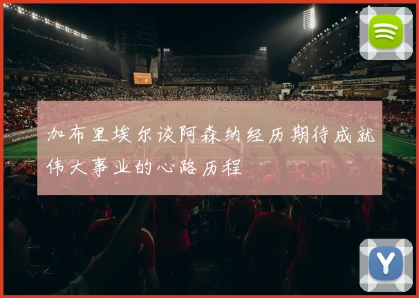 加布里埃尔谈阿森纳经历期待成就伟大事业的心路历程